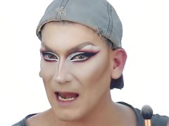 Resting Bitch face Drag Queen Makeup