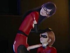 3D porn_Futa incredibles_Violet - Helen