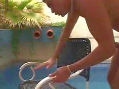 Naughty Brunette Tranny Ass Fucked Outdoor
