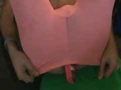 teen masturbating while wearing gfs yoga pants and thong.