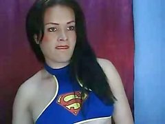 TS Supergirl Self Suck