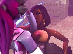 Pharah, 3d futanari