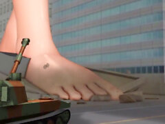 Giantess cartoon, 3d giantess futanari, 3d giantess